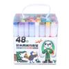 48Pcs Acrylic Paint Markers Soft Tip Vibrant Waterproof Quick Dry Assorted Colors Graffiti Markers