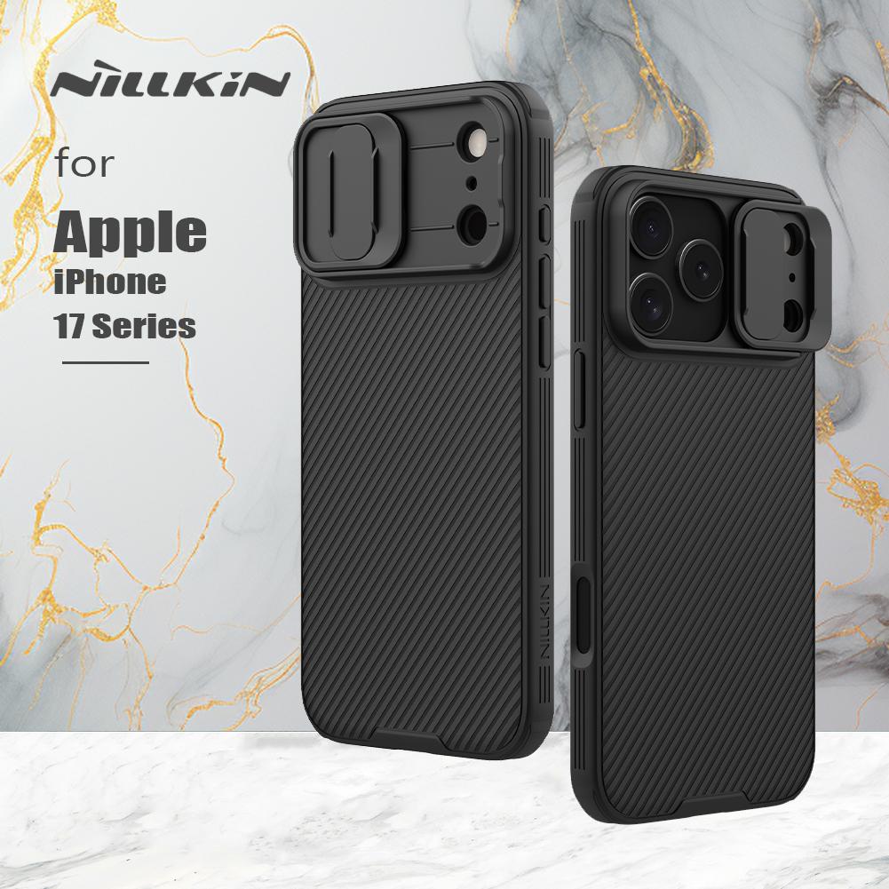 Для iPhone 17 Pro Max / 17 Air Чехол Nillkin Мягкие края Camshiled Pro Защитная шторка для камеры Задняя крышка для iPhone 17
