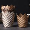 100Pcs Muffin Cup Stripe Tulip Shape Oil Proof Paper Decorating Wrap