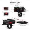Motorcycle USB+Type-c Port Mobile Phone Charger With Temperature Voltage Display