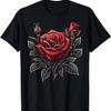 Gardening Flower of Cute Red Roses Flower T-Shirt