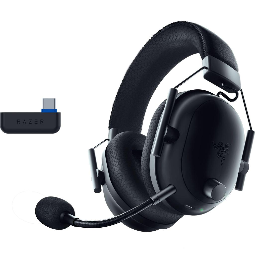 Razer BlackShark V2 Pro for PlayStation Wireless Gaming Headset with HyperSpeed Wireless Bluetooth and HyperClear Super Wideband Microphone for
