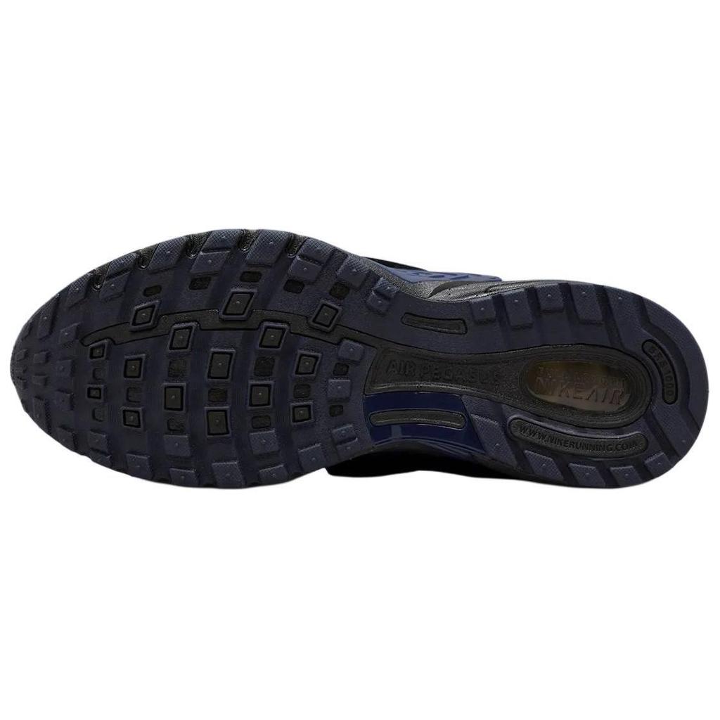 Nike Air Pegasus Wave Нескользящие Износостойкие Низкие Повседневные Кроссовки для Бега Мужские Синие Кроссовки IB0612-400