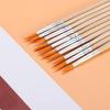 10pcs Calligraphy Wood Handle Art Supplies Paint Brushes Drawing Brush Hook Line Pen Painting Pen