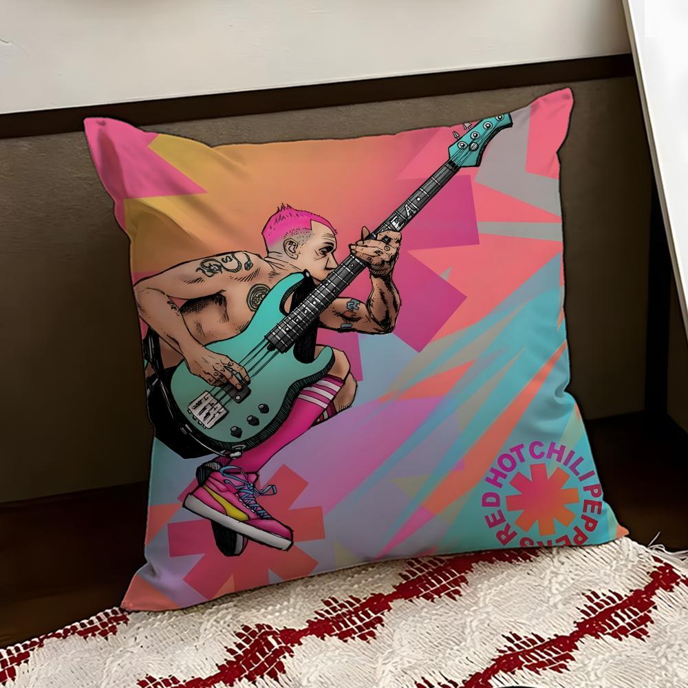 Band RRed Hot CChili Peppers Cushion Cover Reversible Soft Durable Pillow Cover Home Car MultiScene Use for Daily Comfort
