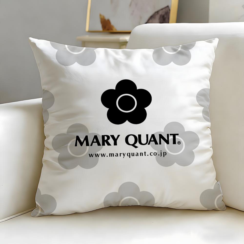 classic fashion designer Mary Quant Cushion Cover Soft  EasyWash Pillow Case  Versatile for Couch Bed Travel and Office
