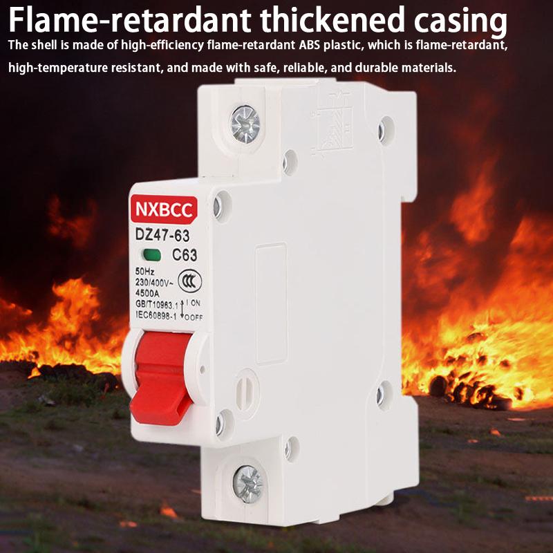 Circuit Breaker C-Type Miniature Circuit Breaker Mcb Click Hardware Miniature Household Air Circuit Breaker