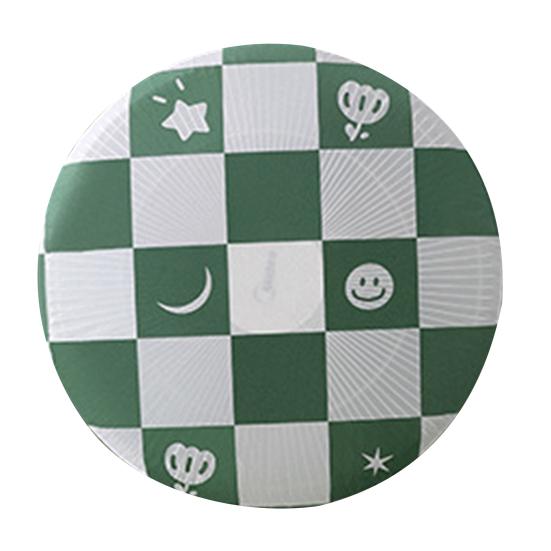 Floor Fan Dust Cover Washable & Reusable Long/Short Style Electric Fan Dust Protective Cover Moisture-Proof Dustproof Soft PEVA Printed Dust