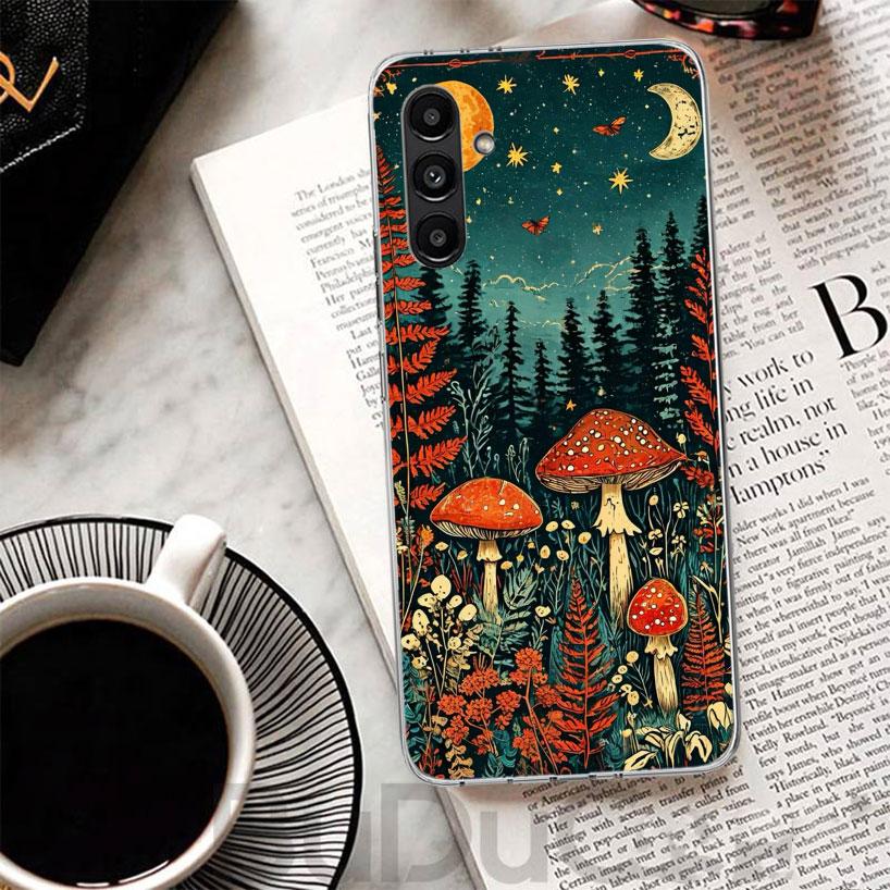 Colorful Mushroom Phone Case For Samsung A17 A16 A26 A36 A56 A15 A14 A13 A55 A54 A53 A35 A34 A33 A25 A24 A23 A05S A04S A03S Gala