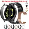 Strap + Case Cover for Garmin Active 5 / Vivoactive 5 Stainless Steel Band for Garmin Active5 Wristband Protective Shell