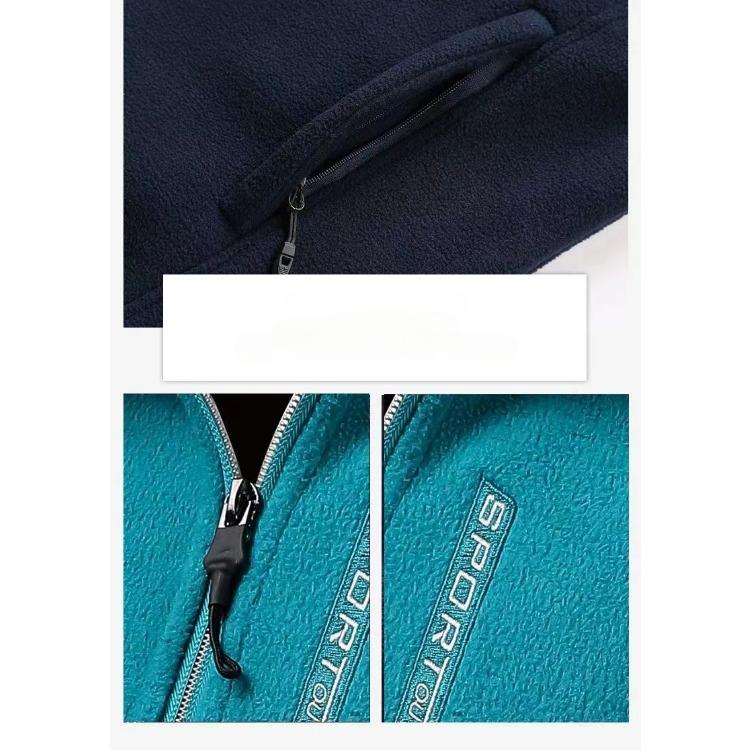 Утепленная флисовая куртка с воротником-стойкой для женщин, идеально подходит для осенних и зимних видов спорта и активного отдыха