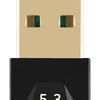Адаптер USB Bluetooth 5.3, более быстрая передача данных, Bluetooth-приемник с большим радиусом действия для Windows