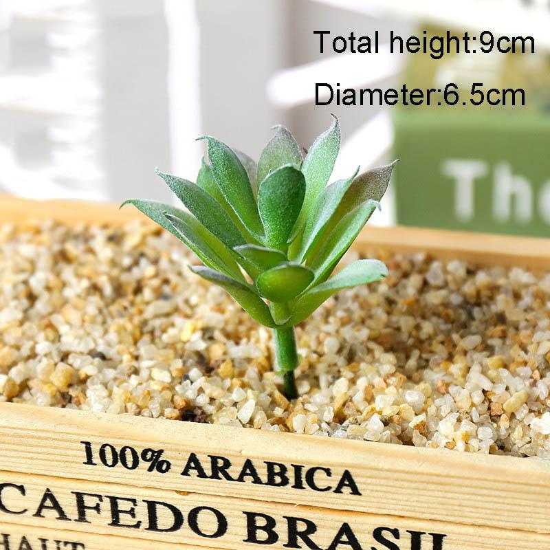 Модный унисекс зеленый креативный DIY сад имитация кактуса украшения поддельные разнообразные домашние растения искусственные суккуленты