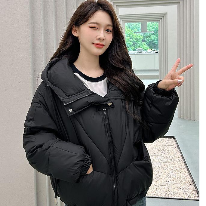 Korean Style Winter Short Padded Coat Women Loose Thickened Trendy Jacket