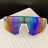 9PCS Men's and women's outdoor riding glasses sunglasses explosion-proof bicycle color film reflective sunglasses sports glasses