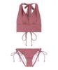 Swimwear Bikini Natural But Firm Up Pink [Sanai Paradise] Set, [Natural Bra], Non-wired Bikini, 55-53-3-1655,