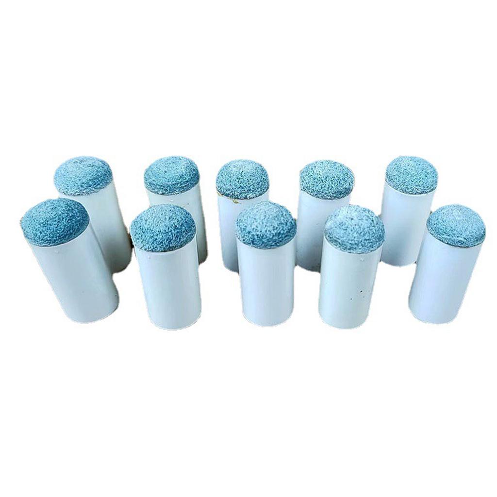 10Pcs Slip-on Billiards Cue Tips Protector Pool Cue Stick Replacement Cover Billiard Snooker Accessories Enduring