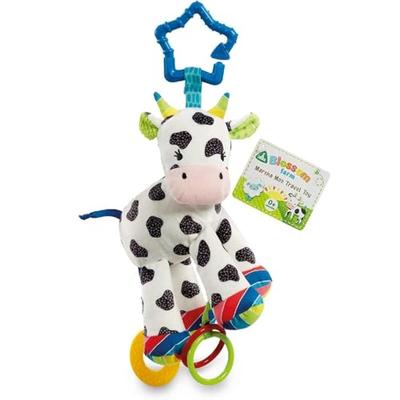 Игрушка-корова для раннего развития, для развития чувств, для коляски, автокресла, подарок на рождение ребенка (200768) - Подлинный продукт