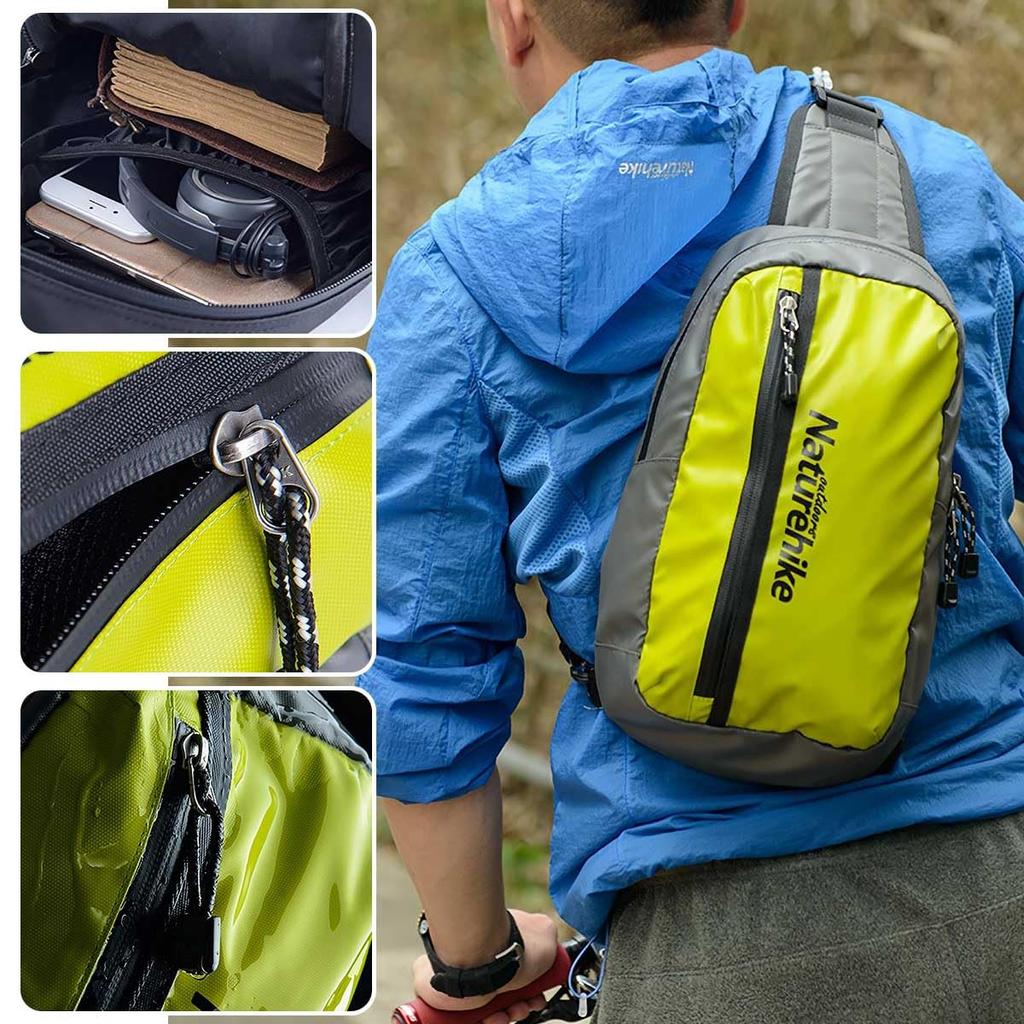 Naturehike Unisex Camping Hiking Gear Unisex Shoulder Bag Outdoor Sports Bag Cycling Bomb Bag Waterproof Messenger Bag