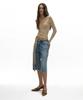 PARTIMENTO WOMEN Hooded Jersey Wrap Cardigan_Beige