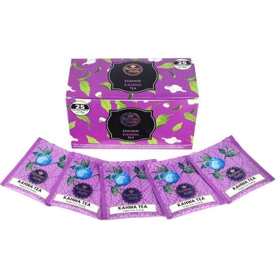 Karma Kettle Kashmiri Kahwa Tea, 25 Staple Free Teabags