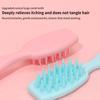 Мягкий силиконовый шампунь с удлиненной ручкой, массажер для волос, расческа для мытья волос, щетка для душа, ванна, спа, массажная щетка, инструмент для красоты волос