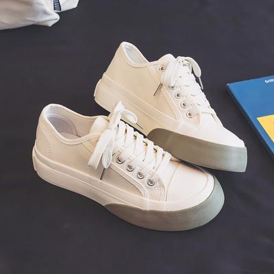 Niche Design Little White Canvas Board Shoes Женская Tide Ulzzang Student Универсальная повседневная обувь