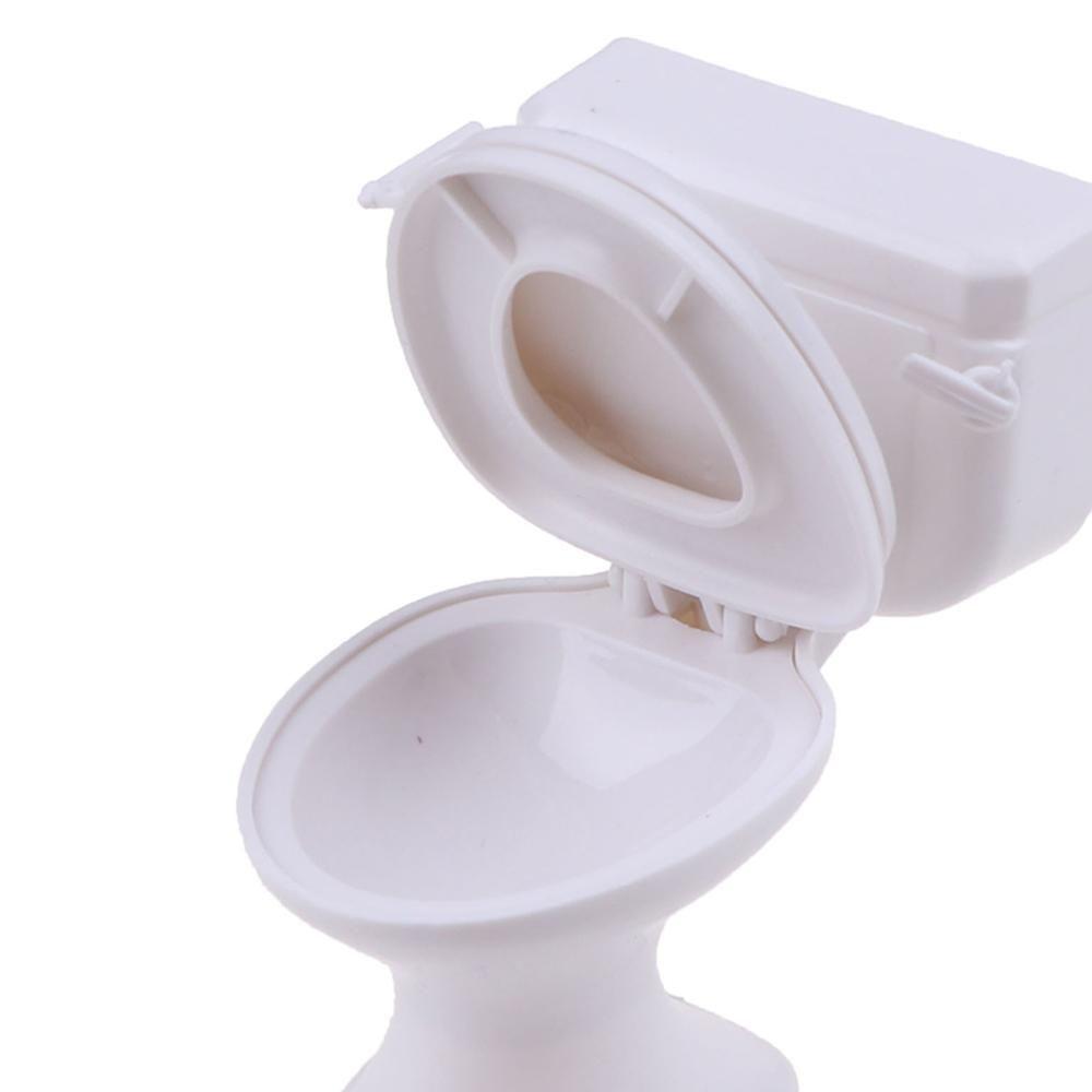 Playing House Miniature Toilet White Closestool Model Doll Accessories Dollhouse Furniture
