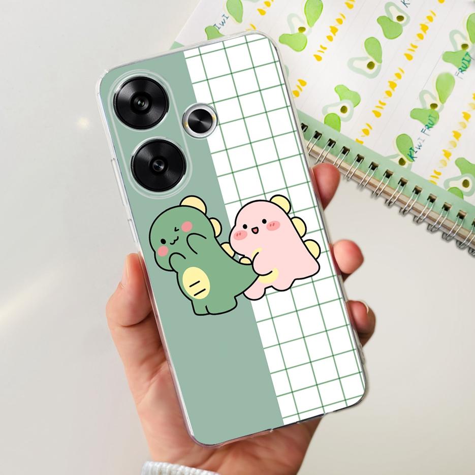 For Xiaomi Poco F6 Case Redmi Turbo3 New Fashion Painted Cover Soft Slim Phone Cases For Xiaomi Redmi Turbo 3 Poco F6 F 6 Bumper