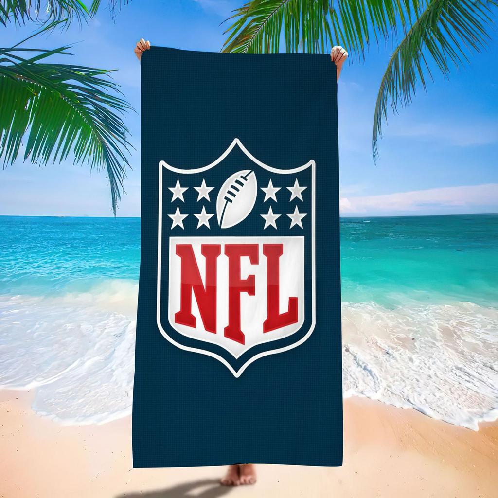 Американское пляжное полотенце для футбола NFL Впитывающее Быстросохнущее Полотенце для плавания и купания Взрослое пляжное полотенце Один заказ