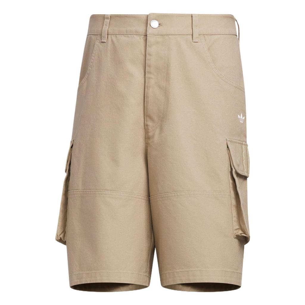 Adidas Originals Comfortable Fashionable Solid Color Versatile Sports Shorts Men Shorts Khaki KC1436