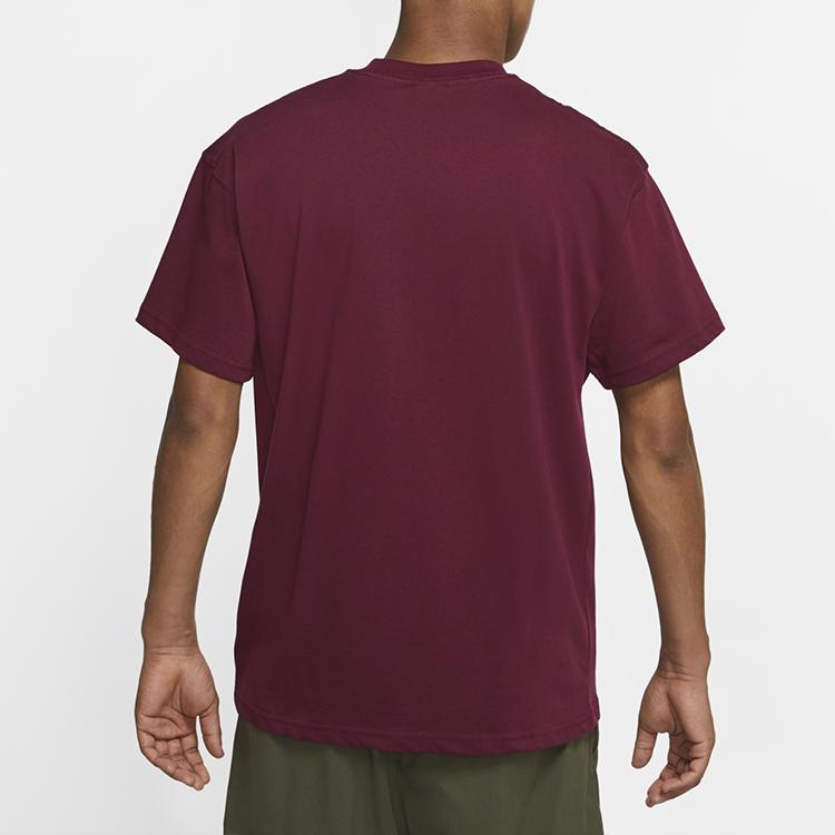 Nike ACG Classic Logo Print Casual Short Sleeve T-Shirt Men Tops Deep-Beetroot-Red CV1533-638
