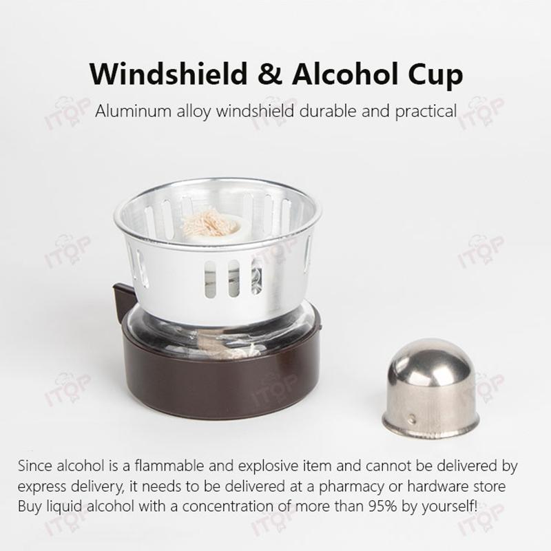 ITOP LRSCP 300/500ML Siphon Coffee Pot Set Glass Teapot Coffee Utensils Manual Coffee Machine Siphon Pot Siphon Coffee Tools