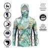 Mens Fishing Jacket With Hood Face Cover Lightweight Breathable Sun Protection Outdoor