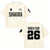 2026 Shakira Lmynl World Tour Printed Cotton T Shirt Unisex Men Women Kids Streetwear Casual Short Sleeve Tops 1pc
