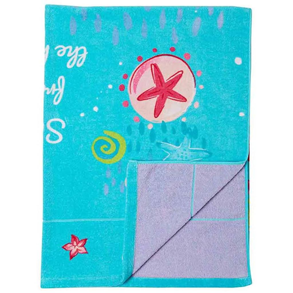 Marushin Towel Disney Princess Ariel Little Mermaid Nap 2125020300 Children's Blanket, Character, Design, Cute, 100% Cotton, Girls' Blanket, Summer,
