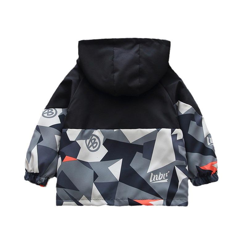Autumn 2025 Camouflage Windbreaker for Boys - Trendy Children's Casual Jacket for Small and Medium Sizes
