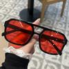 New Fashionable Classic Square Men'S Sunglasses Retro Neutral Large Frame Street High End Cycling Sunscreen Sunglasses