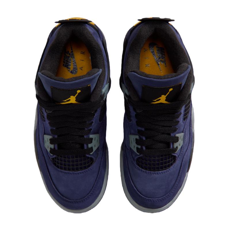 Jordan Детские баскетбольные кроссовки Air Jordan 4 Низкие Императорский фиолетовый Подростковые IB4171-500
