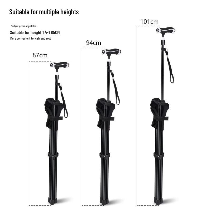 Tiemuyun Foldable Telescopic Outdoor Hiking Pole