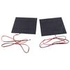 2pcs DC5V 500mA Solar Panel Cell Power Module Polycrystalline Silicon Solar Panel with 100cm Cable