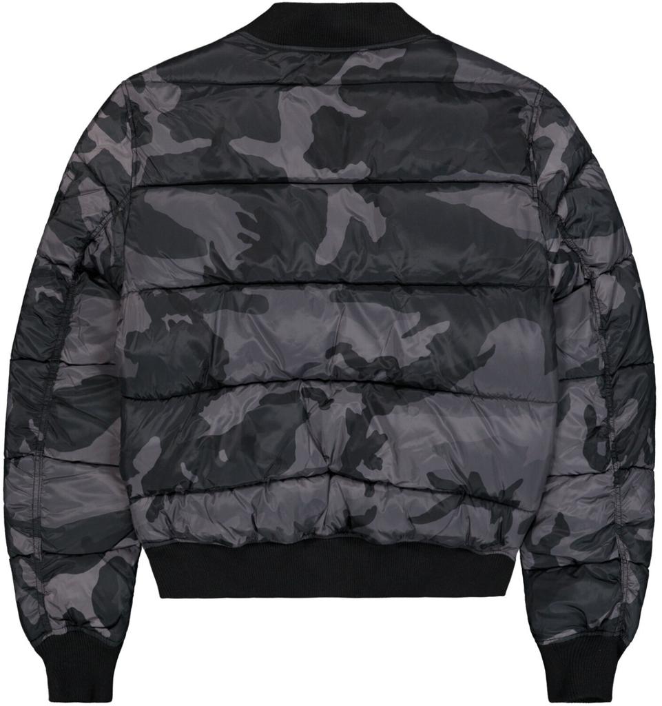 Зимняя куртка Alpha Industries Ma-1 Puffer Bomber Jacket (138116C) черный камуфляж