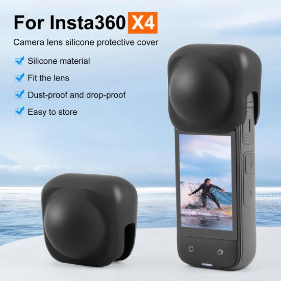 Silicone Camera Lens Easy To Install Protective Cover Shockproof Anti-scratch Lens Protector Protective Case