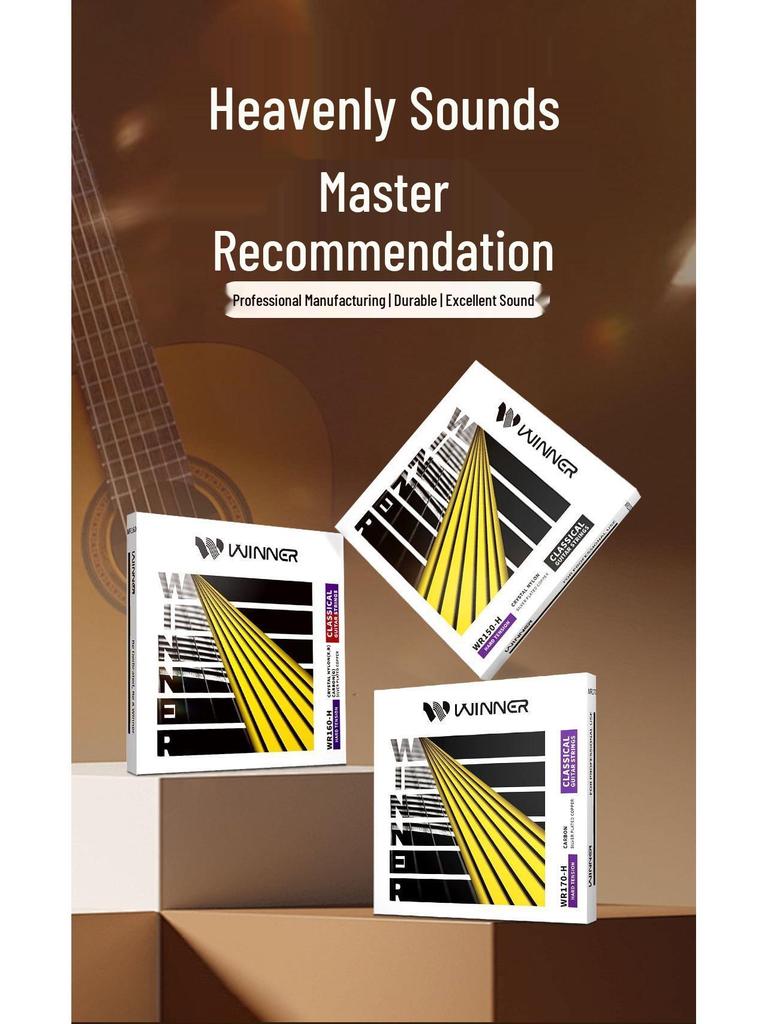 Набор струн для классической гитары Winner WR150/170 из углеродного волокна (6 нейлоновых струн)