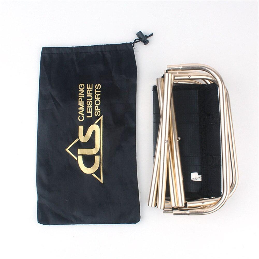 Новый уличный складной алюминиевый стул, стул, сиденье для рыбалки, кемпинга, уличный складной стул для рыбалки, легкий вес, портативный с сумкой