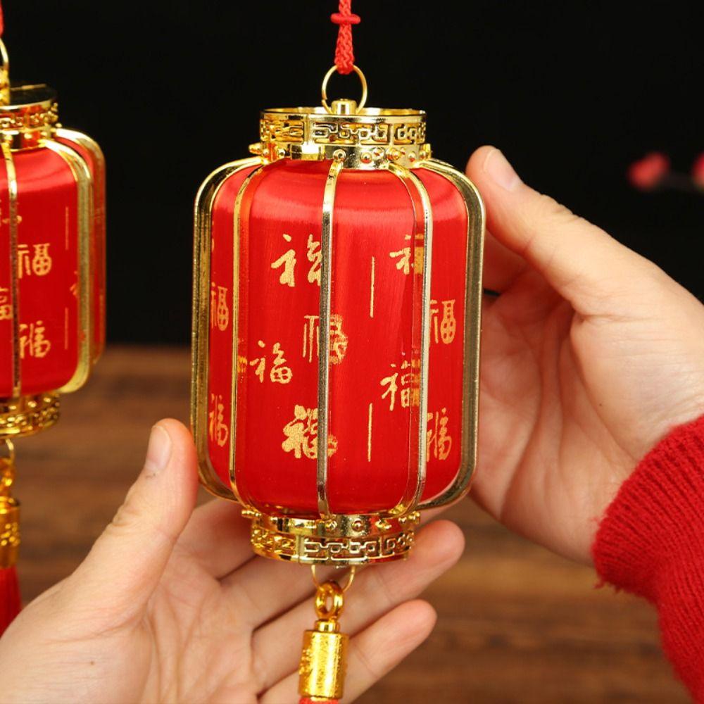 Waterproof New Year Lanterns Traditional Hanging Fu Lantern New Year Party