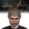 Unique Black Myth Wukong Mask Playful Monkey Headpiece For Halloween Cosplay Events
