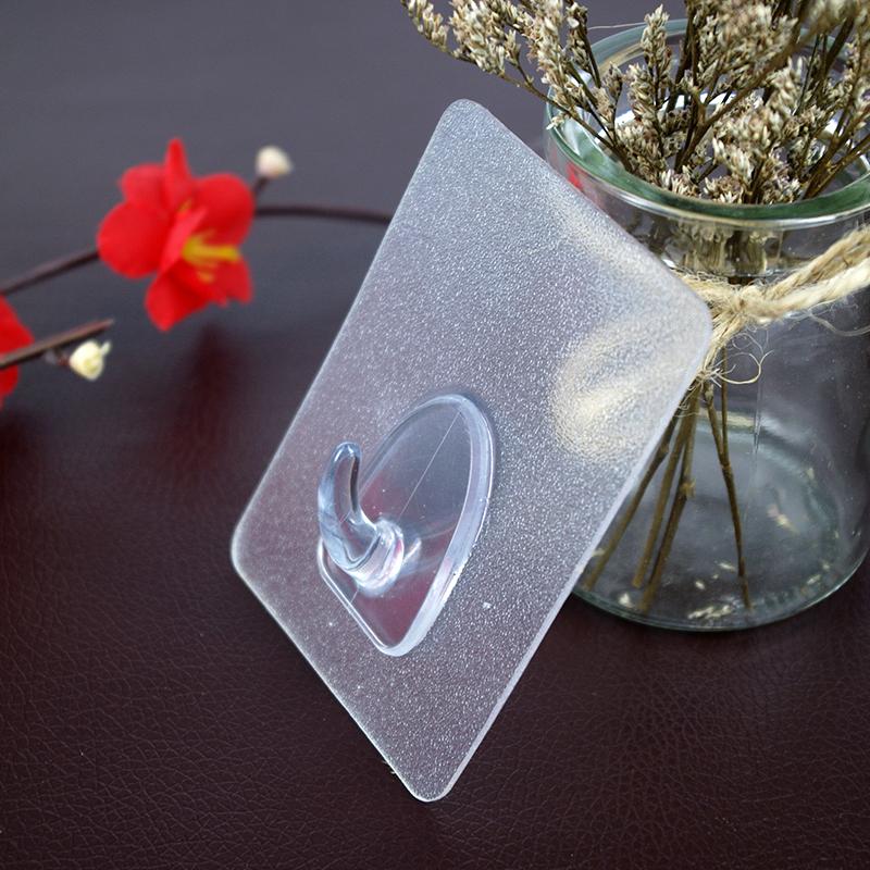 Free Samples Wall Mounted Removable Reusable Plastic Magic Adhesive Hook