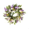 Lavender Wreath Spring 50cm Wall Hanging Artificial Front Door for