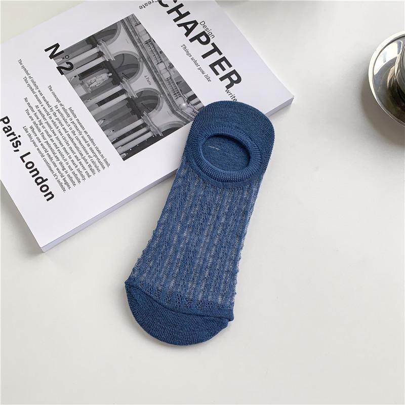 Летние дышащие влагоотводящие противоскользящие полые неглубокие невидимые носки мужские носки ювелирные аксессуары